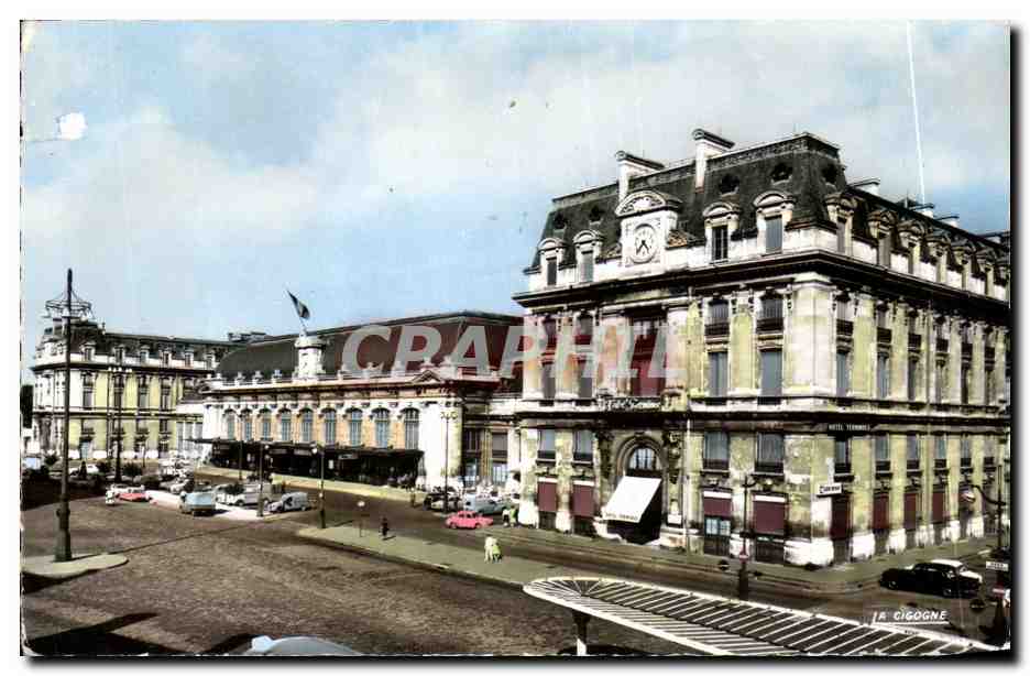 Bordeaux CPM La gare St Jean