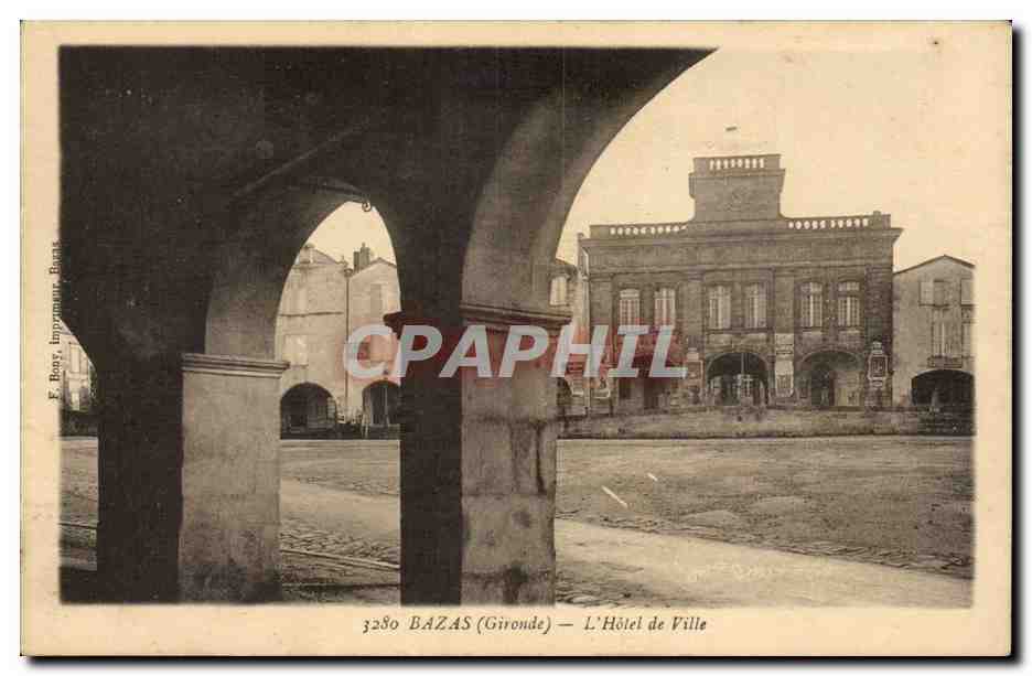 CPA Bazas L'hotel de ville