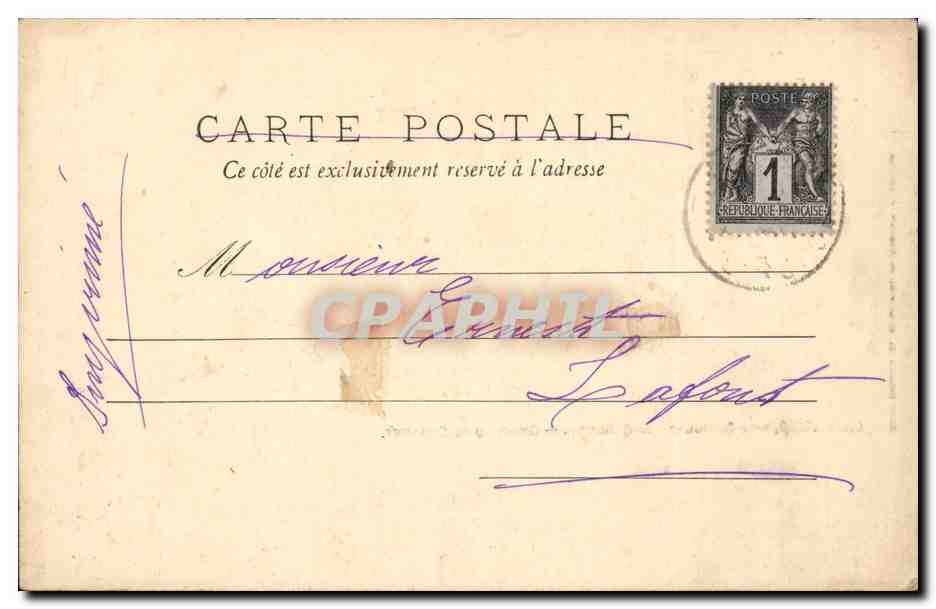 Arbis, nahe Cadillac-sur-Garonne — Château de Benaugue — Henry Guillier, Libourne — Rückseite