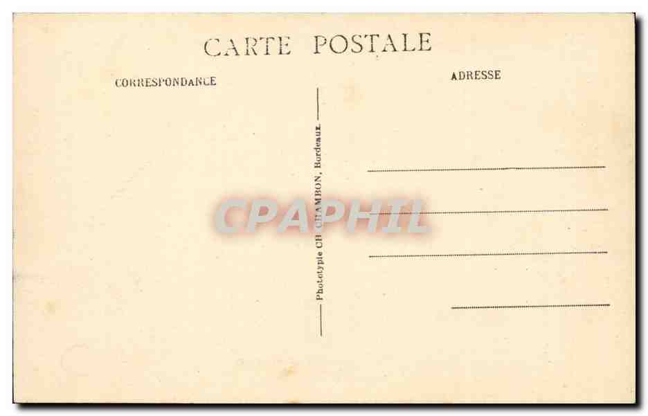 Chantiers de la Garonne, Quai de Queyries, Bordeaux-Bastide — Phototype CH Chambron, Bordeaux — Reverso