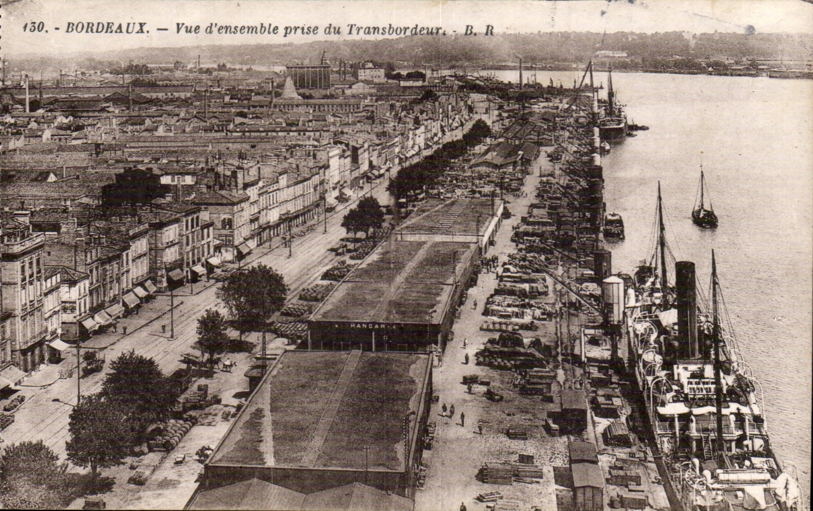 CPA Bordeaux Vue d'ensemble prise du transbordeur