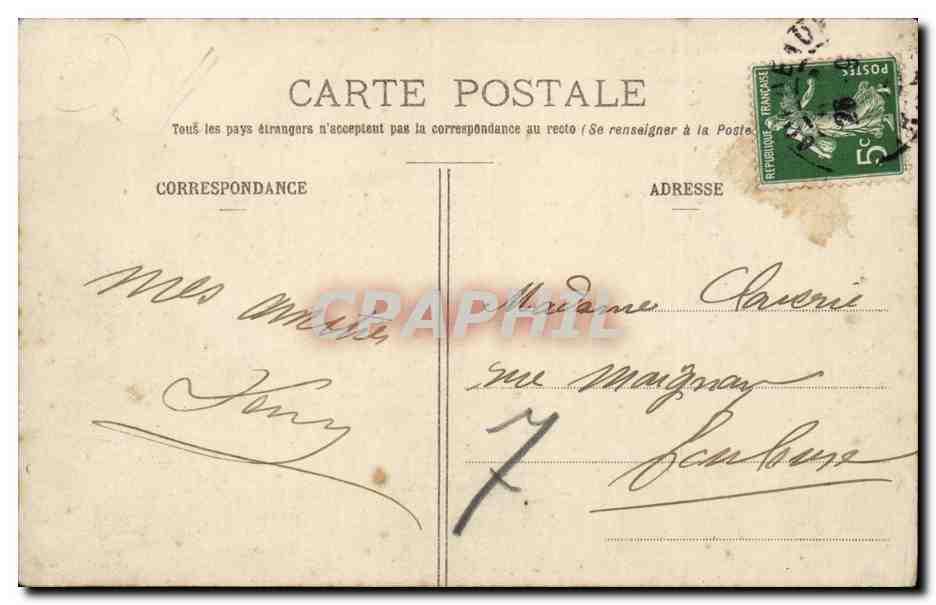 Bordeaux - Le Lycée - BR 279 — Verso