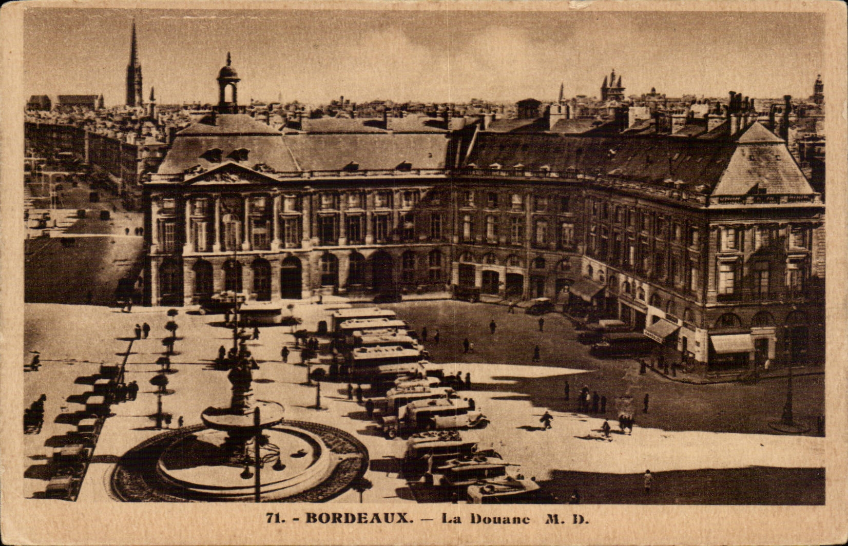 CPSM Bordeaux La douane