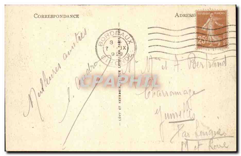 Bordeaux — Le Port et les Quais — LL. n°252 — Reverso