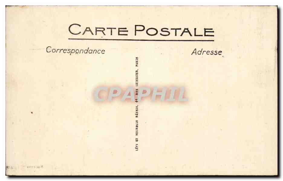 Bordeaux CPA La Bourse — Verso