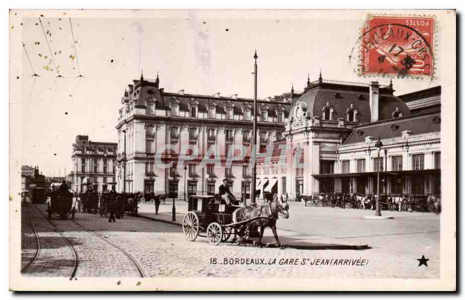 Bordeaux - La Gare Saint-Jean (Arrivée) — éditeur 'Etoile', n°18