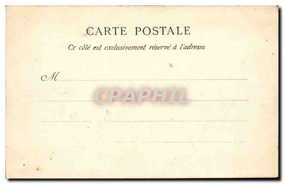 Bordeaux CPA L'hotel de ville — Verso