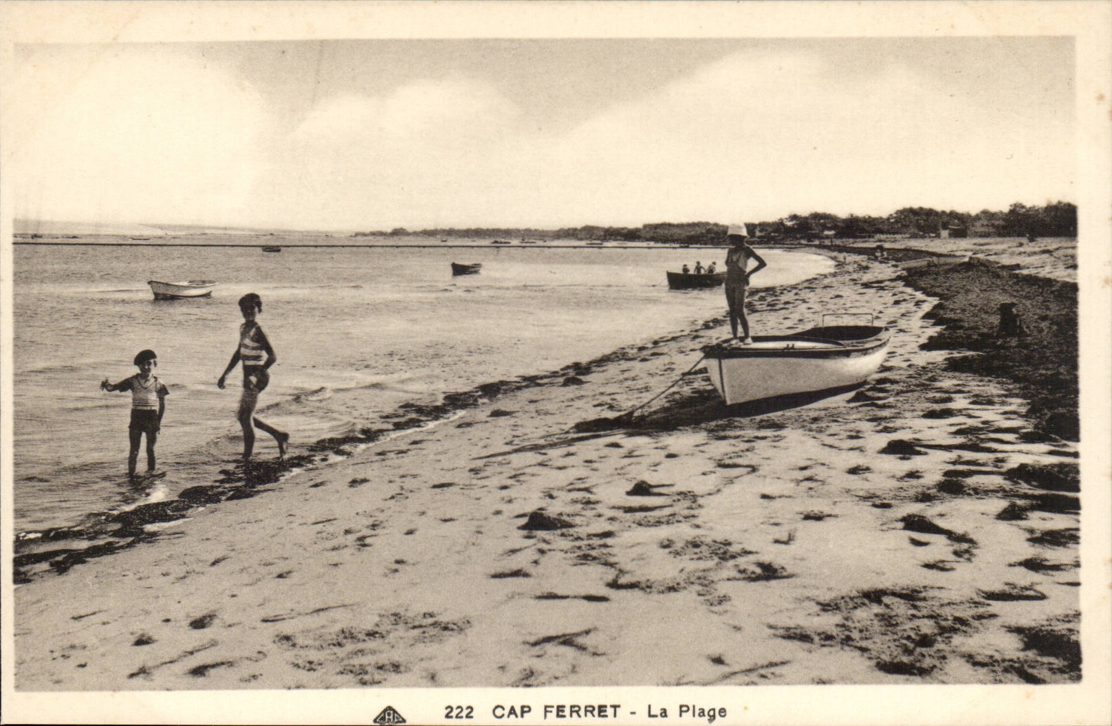 Cap Ferret - La Plage — CPA n°222 — éditeur C4 des Arts Photomécaniques Strasbourg