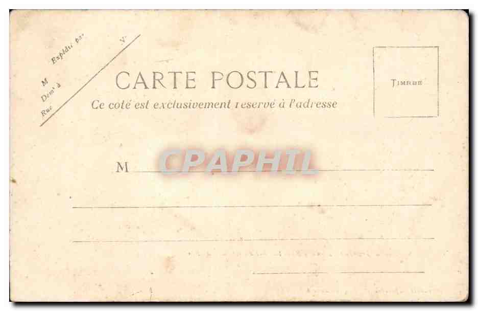 Ste-Foy-la-Grande (Gironde) — Sous le Pont du Chemin de Fer — Librairie Papeterie P. Roguemaure à Ste Foy — Verso