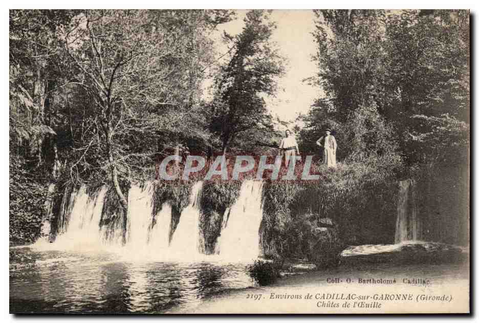 Chutes de l'Étuille — Environs de Cadillac-sur-Garonne (Gironde) — Coll. O. Bartholomé, n° 2197