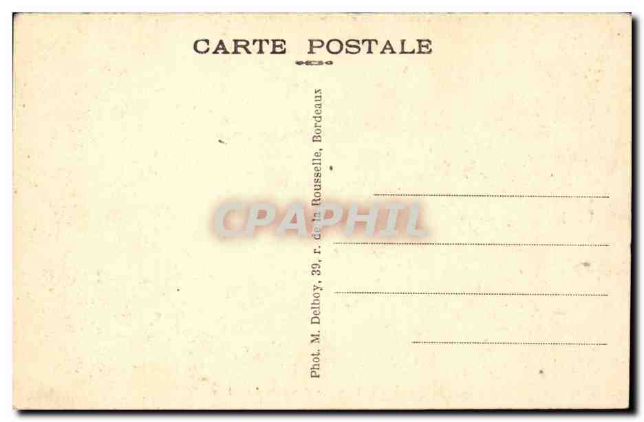 Bordeaux CPA Les quais (cote sud) — Verso