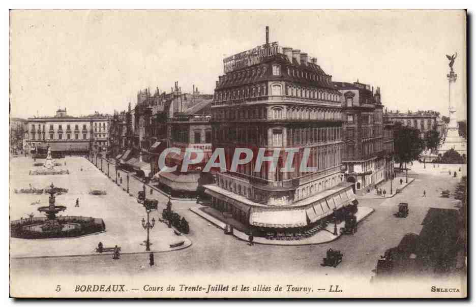 Bordeaux CPA Cours du Trente Juillet et les allees de Tourny