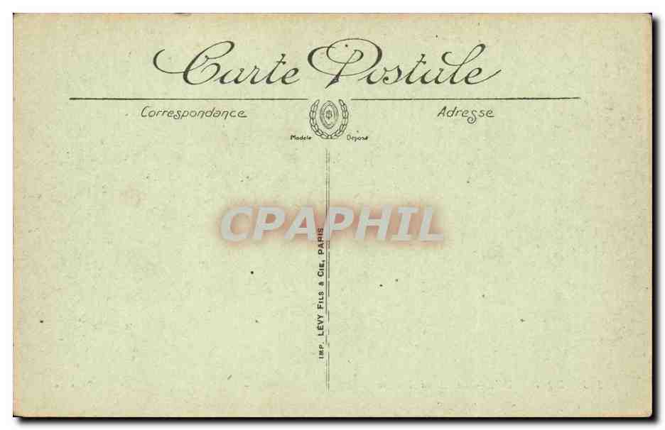 Bordeaux CPA Le grand theatre — Verso