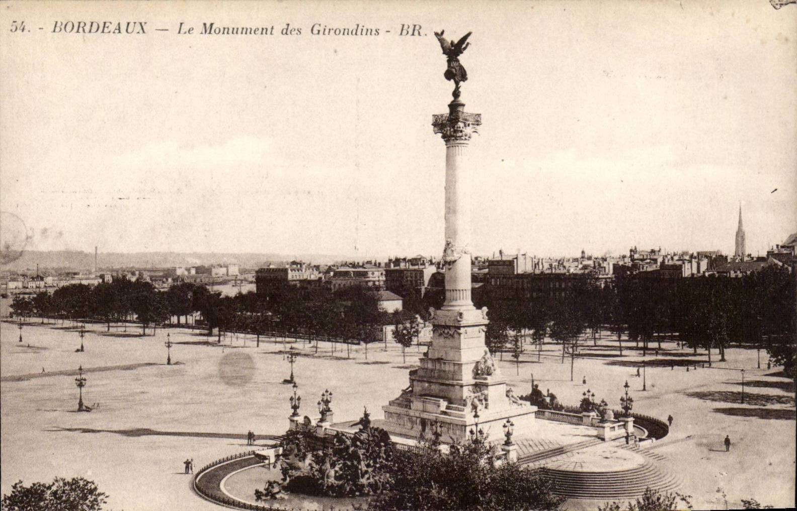 Bordeaux CPA Monument des Girondins