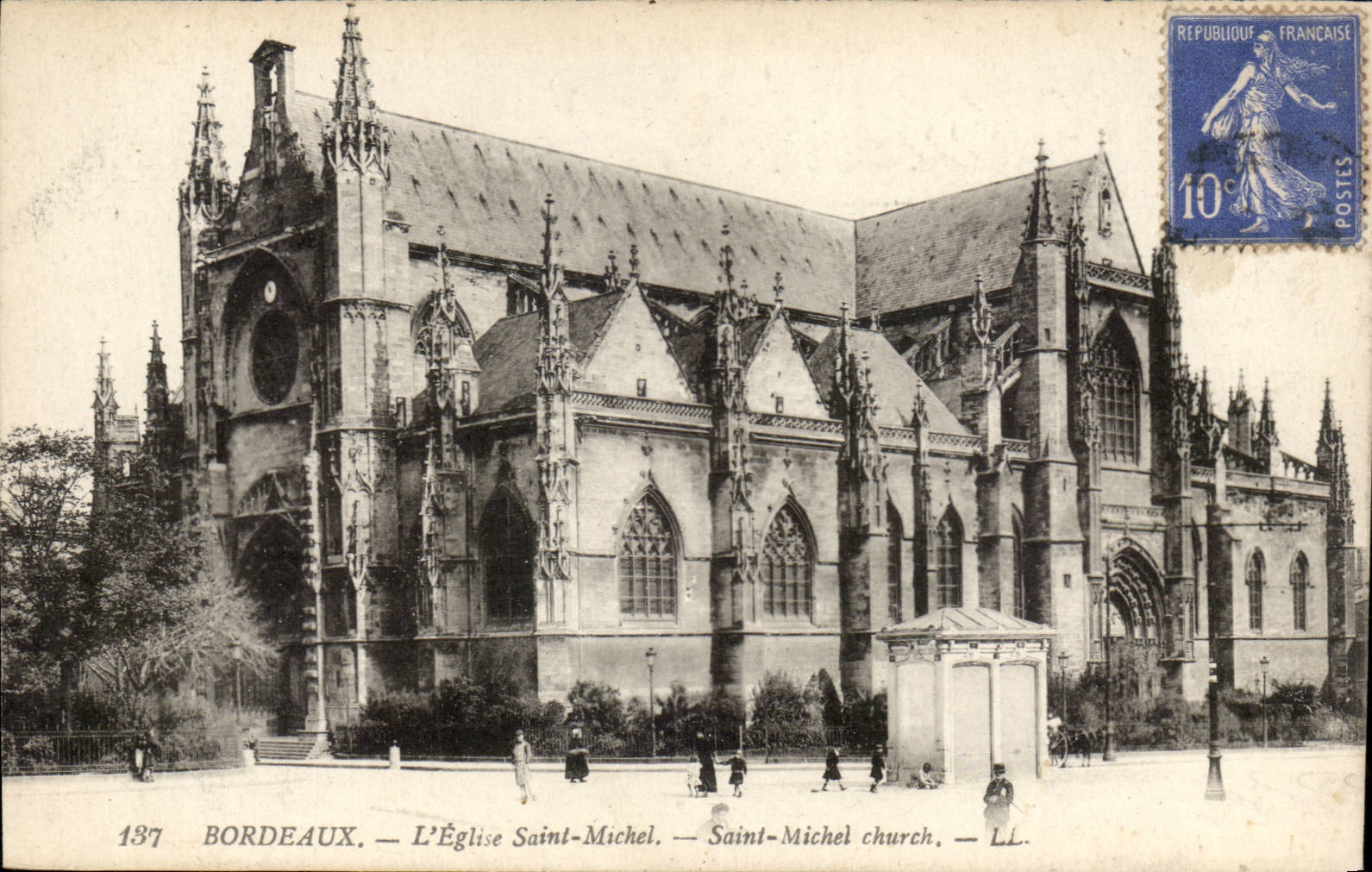Bordeaux CPA L'eglise Saint Michel