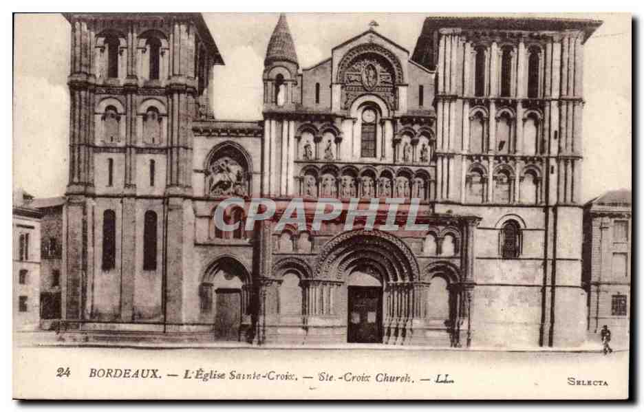 Bordeaux CPA Eglise Sainte CRoix