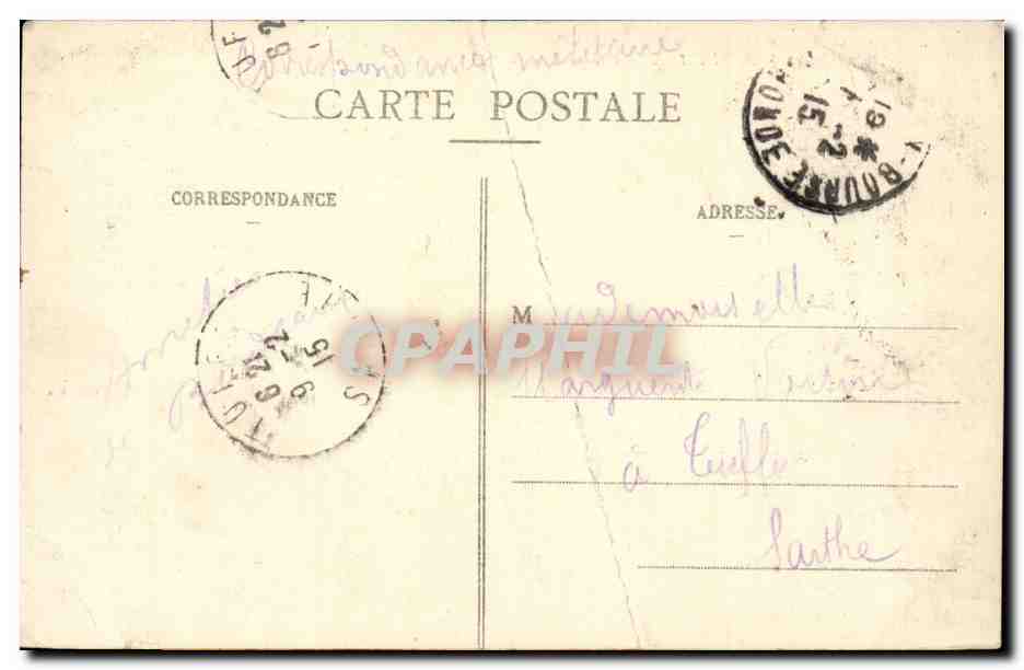 Bordeaux CPA Vue generale — Verso