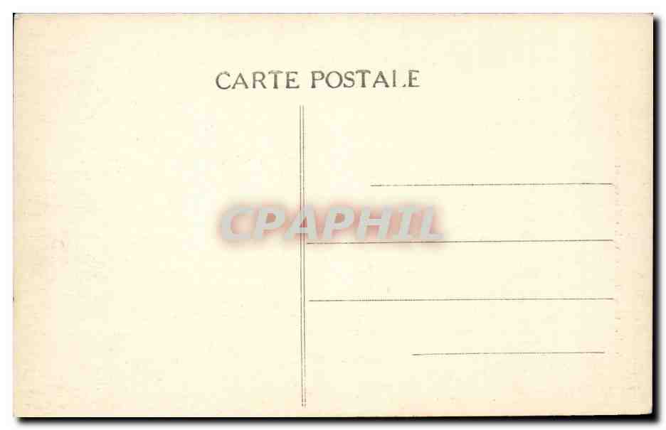 Bordeaux CPA Monument Gambetta — Verso