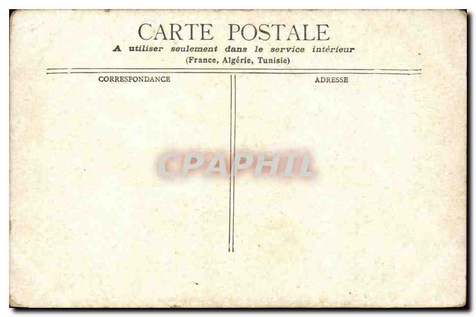 Bordeaux CPA le pont metallique (train) — Verso