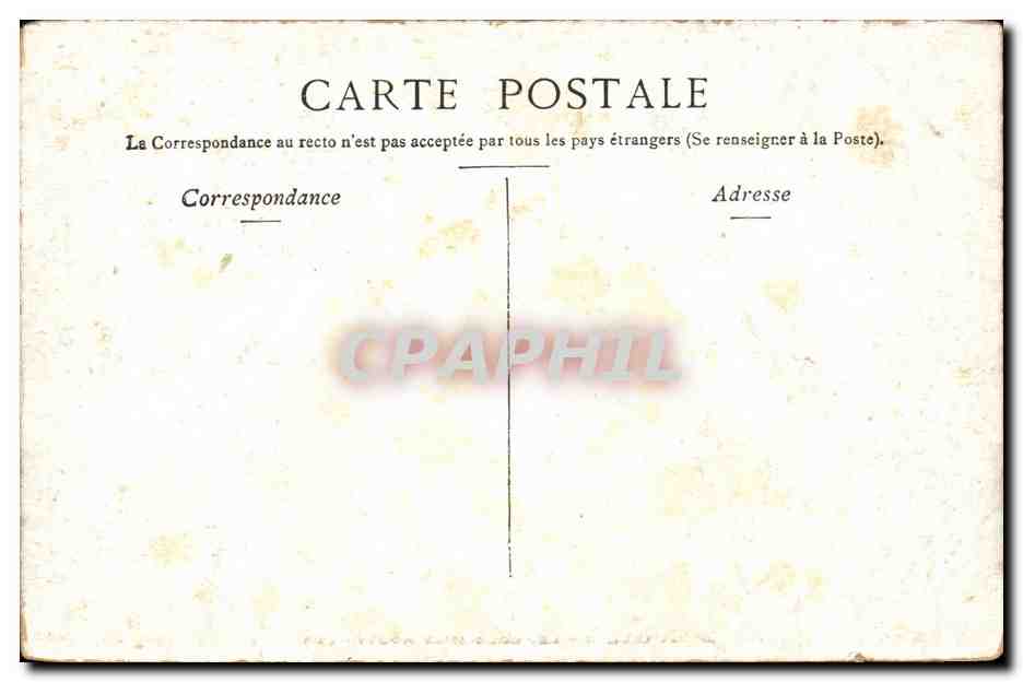 Bordeaux CPA Les colonnes rostrales — Verso