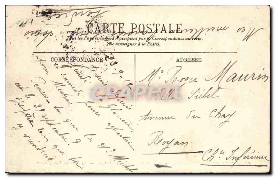 Cote d'Argent CPA Environs de la Teste Gujan mestras La jetee un soir d'orage — Back