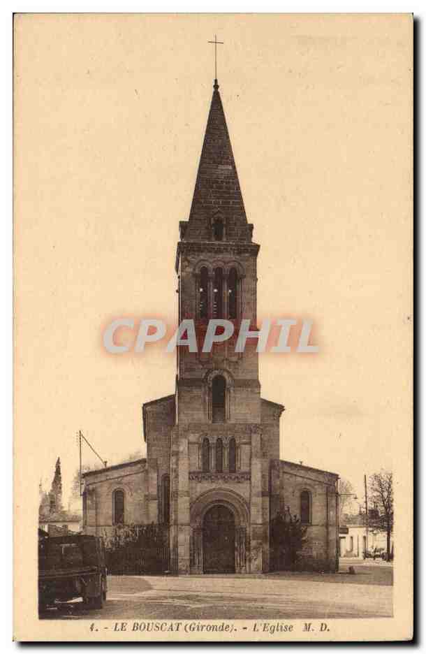 Le Bouscat (Gironde) — L'Église — M.D. — CPAPHIL