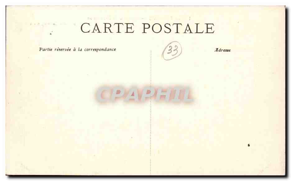 Le Bazadais — Château de Cazeneuve — Sully Petit fils, édtt., Bazas — Verso