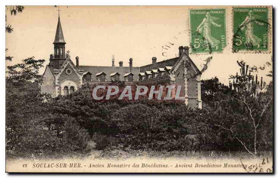 Soulac-sur-Mer — Ancien Monastère des Bénédictins — éditeur CPAPHIL, n°48