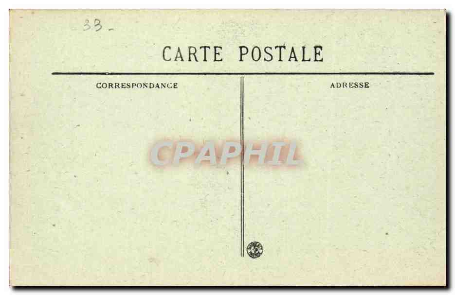 CPA Libourne Les bords de la Dordogne le Tertre de Fronsac — Rückseite