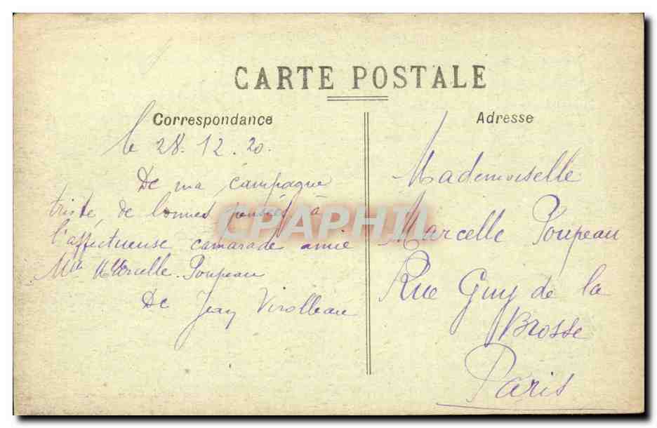 Couttras (Gironde) — Panoramic view of the banks of the Dronne — CPAPHIL 2059 — Back