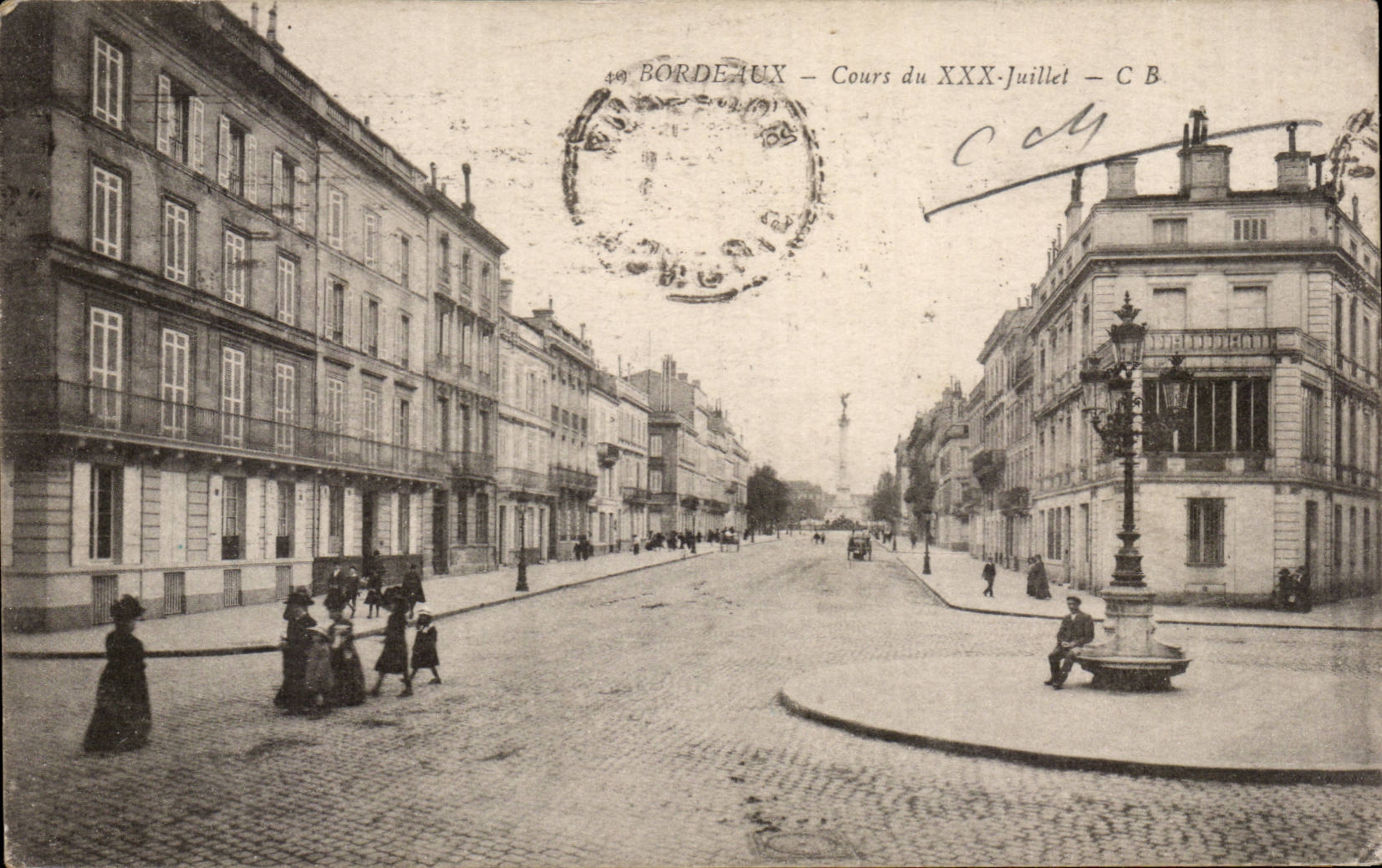 CPA Bordeaux Cours du XXX Juillet