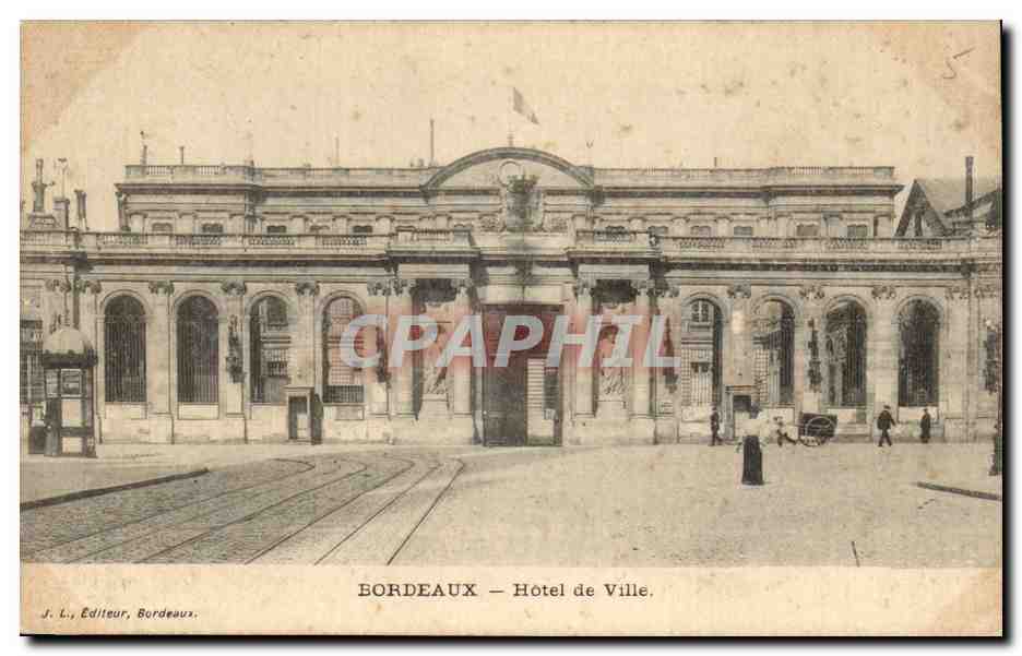CPA Bordeaux Hotel de ville