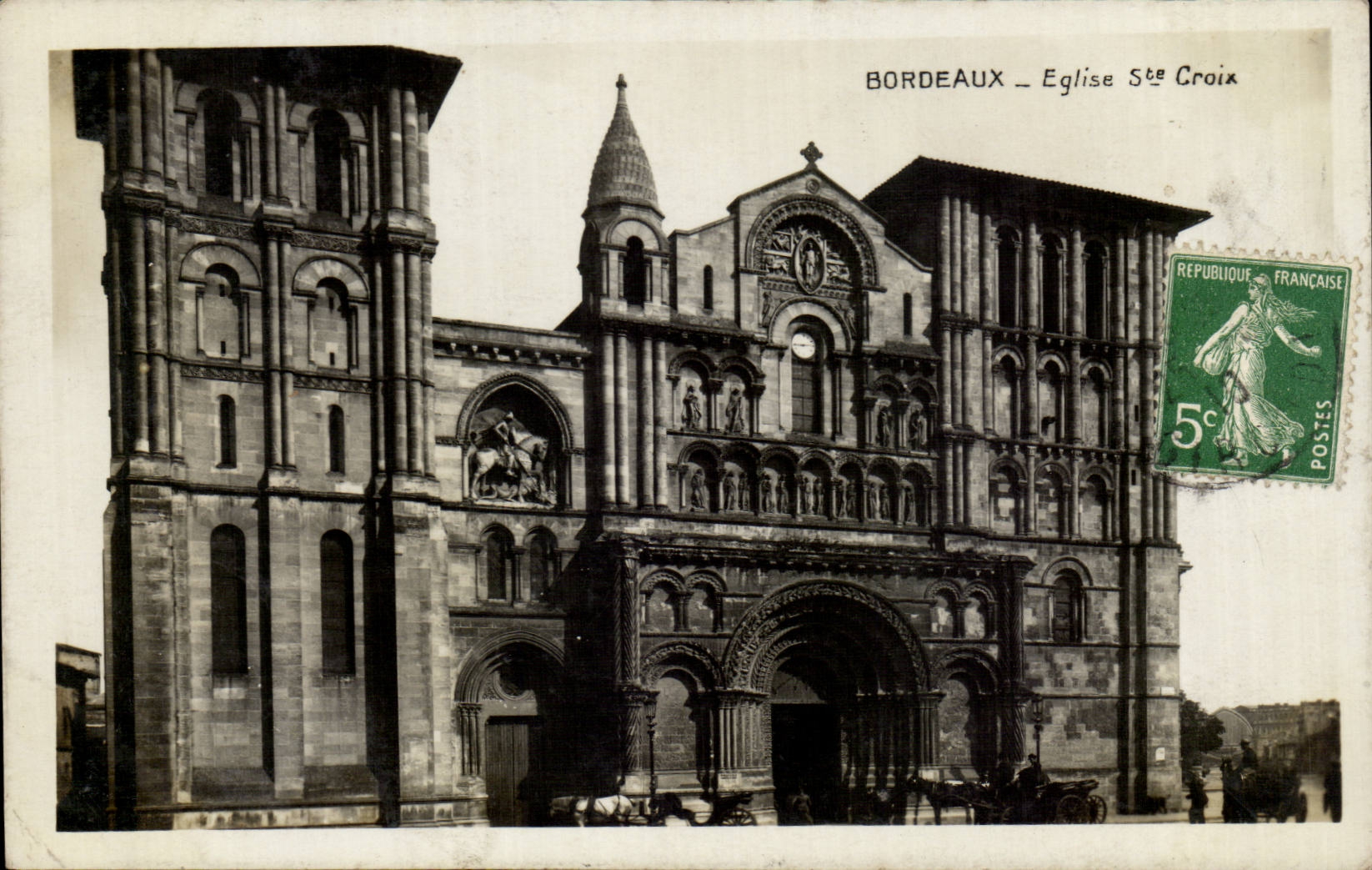 CPA Bordeaux Eglise Ste Croix