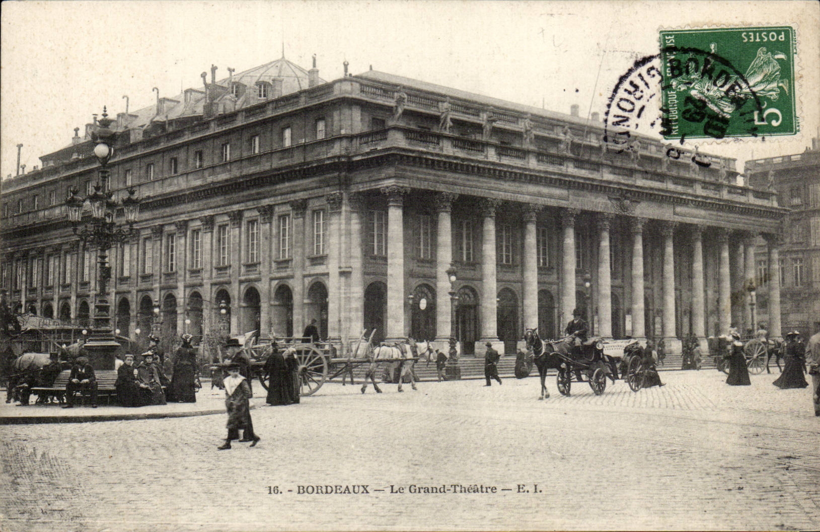 CPA Bordeaux Le grand theatre