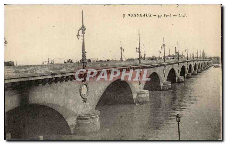 CPA Bordeaux Le pont