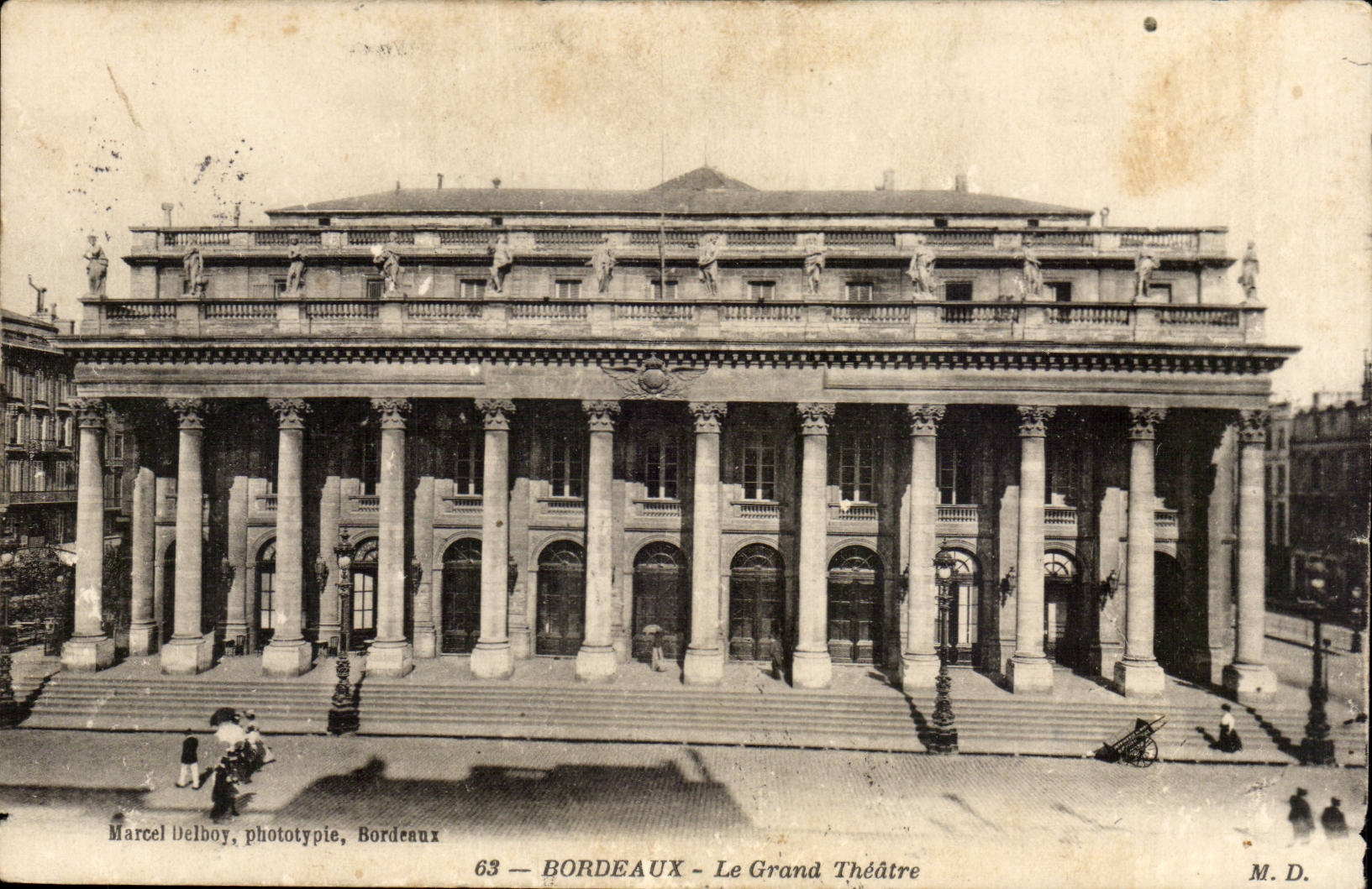 CPA Bordeaux Le grand theatre
