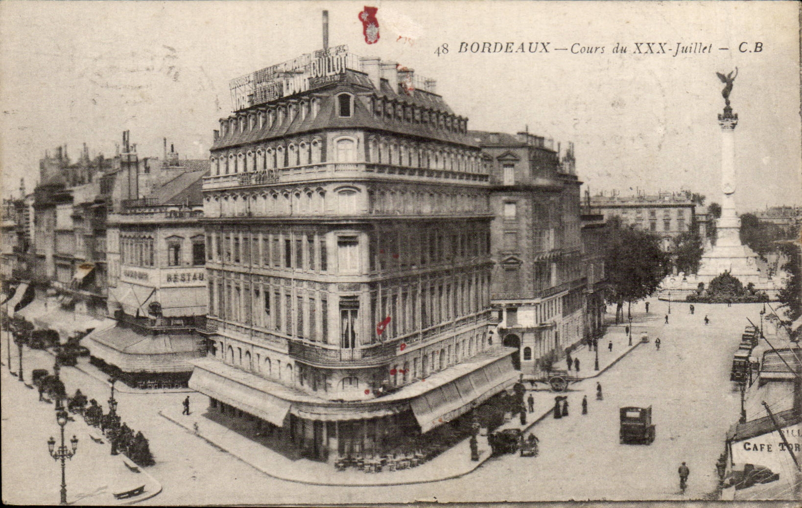 CPA Bordeaux Cours du XXX Juillet