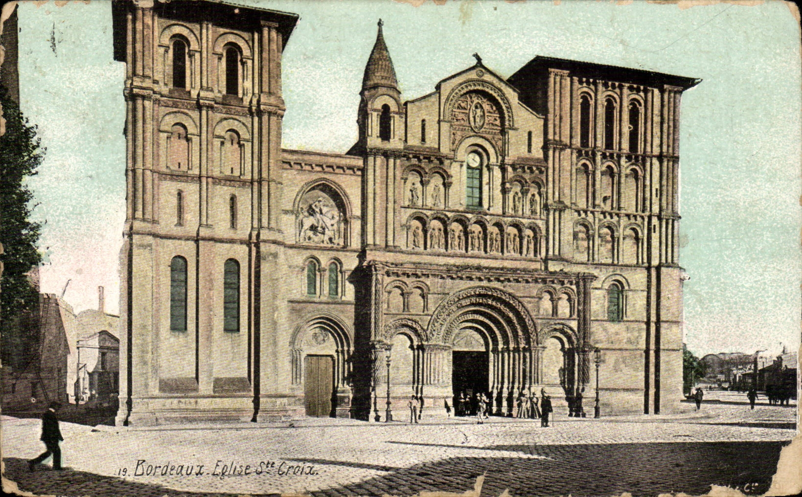 CPA Bordeaux Eglise Ste Croix