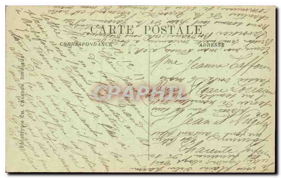 CPA Bordeaux Cathedrale Saint Andre Les fleches — Verso