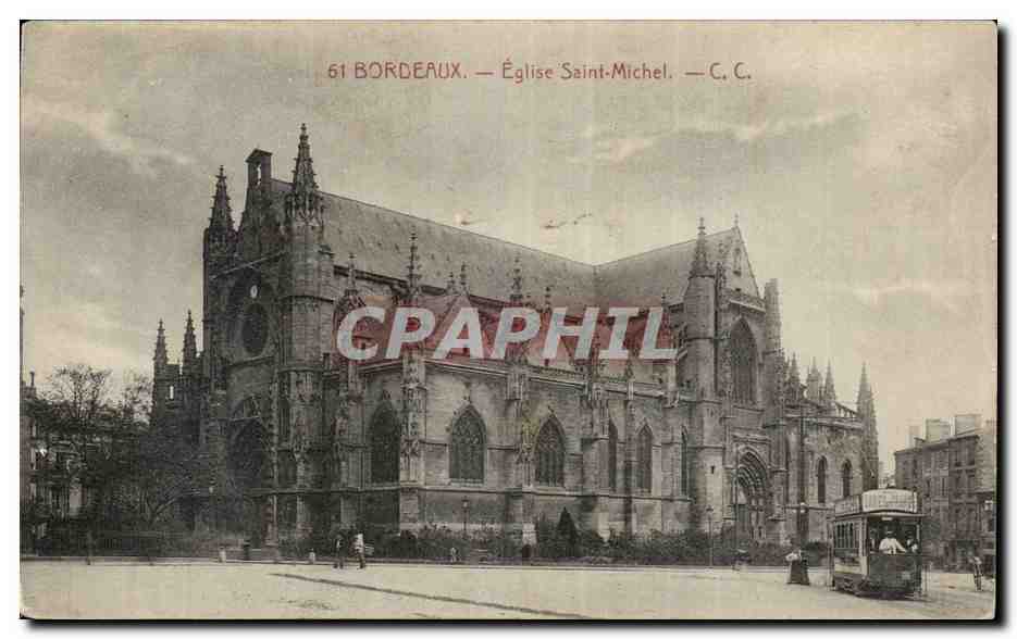 Bordeaux CPA Eglise Saint Michel