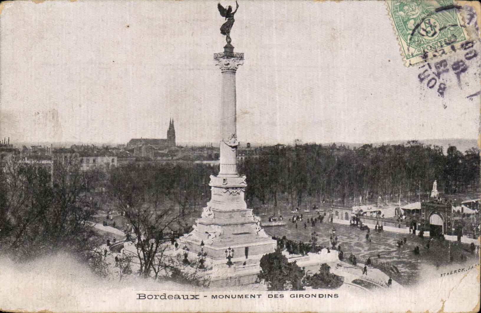 Bordeaux CPA Monument des Girondins