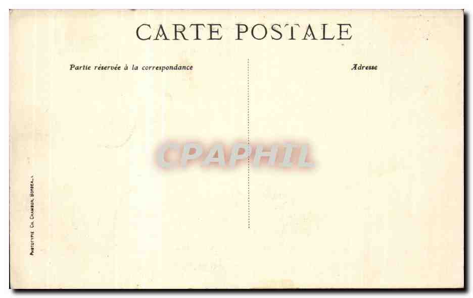 Bordeaux CPA Faculte des Sciences (Universite University) — Rückseite