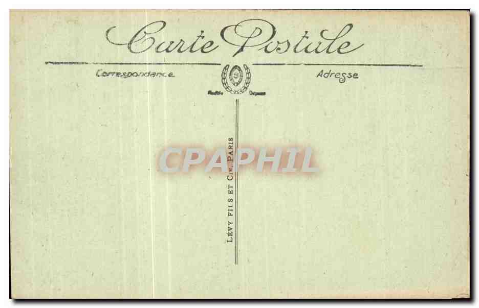 Bordeaux CPA Eglise Ste Croix — Verso