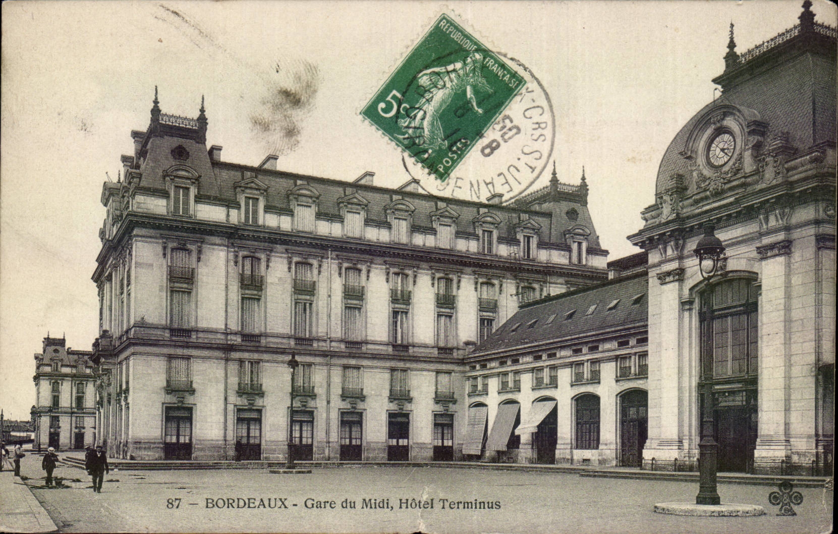 Bordeaux - Gare du Midi, Hôtel Terminus — éditeur inconnu, n° 87