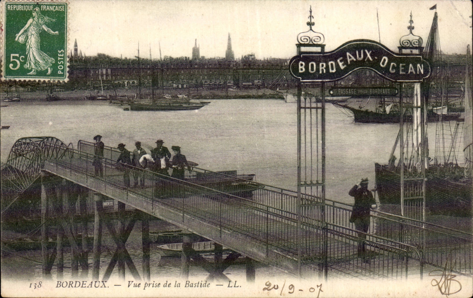 Bordeaux CPA Vue prise de la Bastide