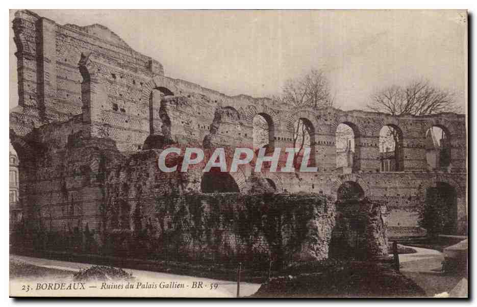 Bordeaux — Ruines du Palais Gallien — BR-59