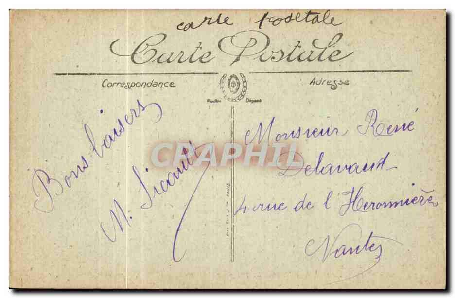 Bordeaux — Le Grand Théâtre — LL. N°43 — Verso