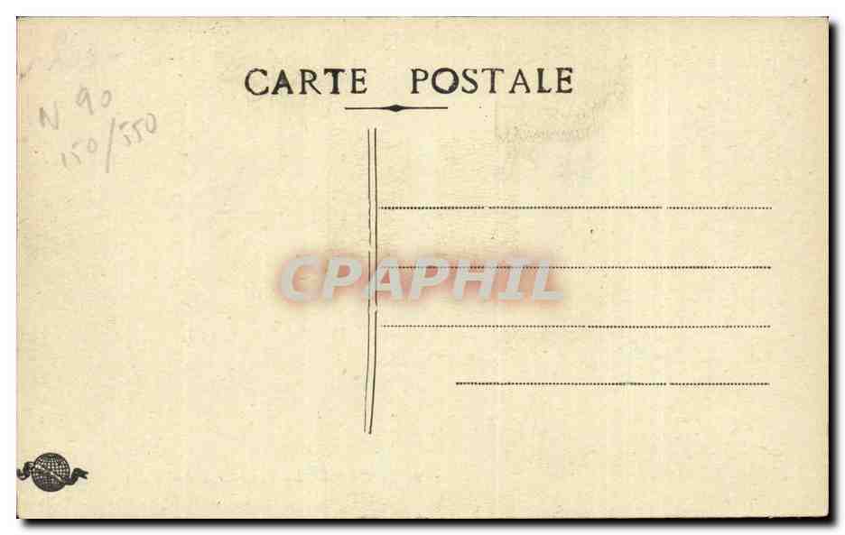 CPA Toulon Le torpilleur des rues TOP (avant le tout a l'egout) (metiers) — Rückseite