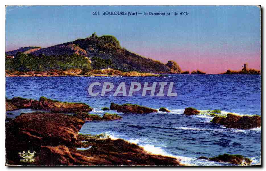Boulouris CPA Le Dramont et l'ile d'or