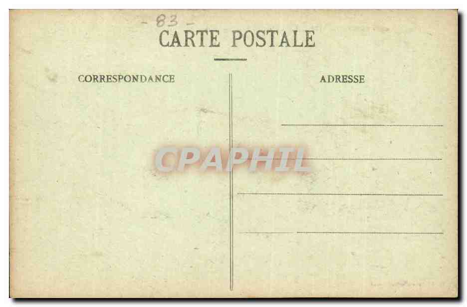 Saint Raphael CPA Boulevard du Touring Club — Rückseite